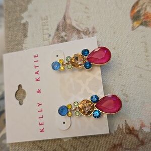 New! Kelly & Katie colorful earrings J7